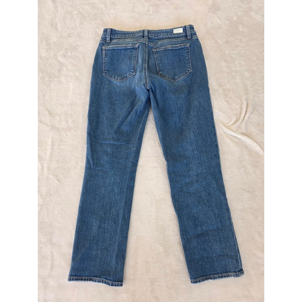 PAIGE Brigitte Medium Wash Straight Leg‎ Jeans Women Size 27